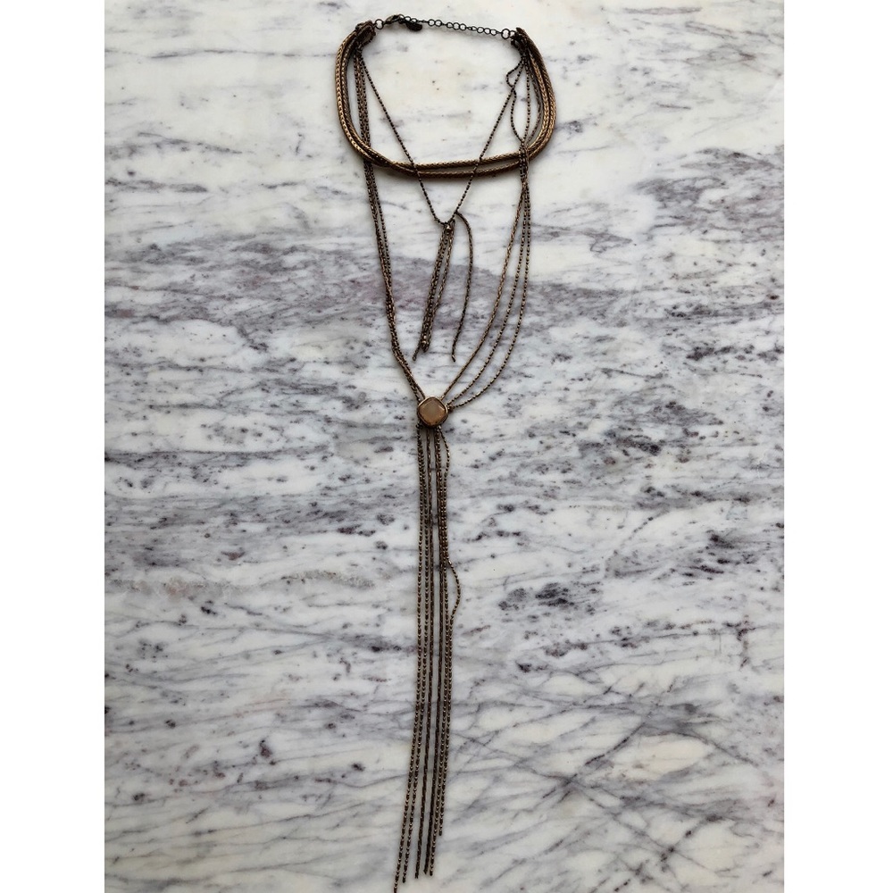 Free People Statement Gemstone Necklace